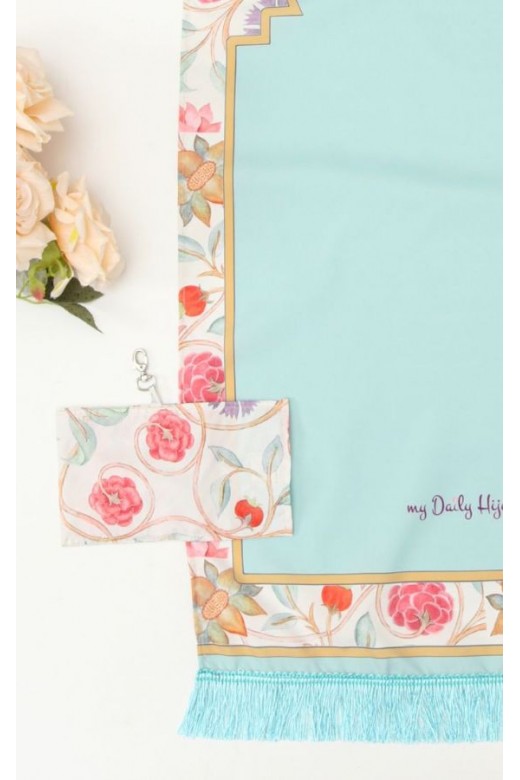 Sajadah Travel Azzura Rumbai Blue